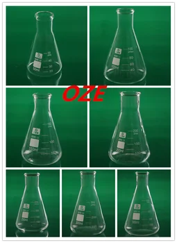 

1PCS 50ML/100ML/150ML/200ML/250ML/300ML/500ML Narrow Neck Borosilicate Glass Conical Erlenmeyer Flask For Laboratory