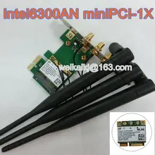 Intel Ultimate-n 6300 PCI-1X карта 633anhmw 802.11a/b/g/n 2,4 ГГц и 5,0 ГГц Spectra 450 Мбит/с Настольный 6DBI