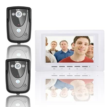 YobangSecurity Video Intercom Monitor 7″Inch Video Door Phone Doorbell Home Security intercom Wired for House Office Apartment