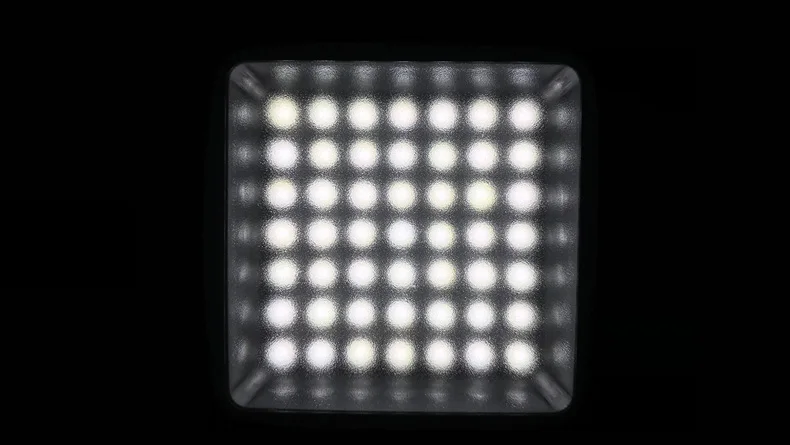 49 светодиодный витые бусины Мини светодиодный вспышка для фото и видео заполнить Light 3 башмак для Nikon sony A6400 DSLR Свадебные интервью макро