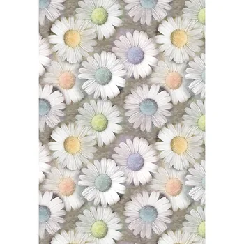 

Brown Pattern Photography Backgropund Colourful Flower Core With White Petal Backdrop For Baby Shower Wedding Party Photo Props