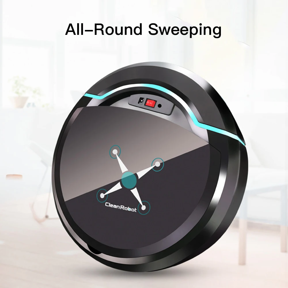 

Home Use Rechargeable Smart Vacuum Cleaner Movable Floor Cleaning Robot Intelligent Automatic Sweeping Robot with Large Suction