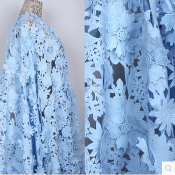 

Heavy Openwork Embroidery Applique New 3D Stereoscopic Handmade Diy Soluble Lace Wedding Dress Fabric