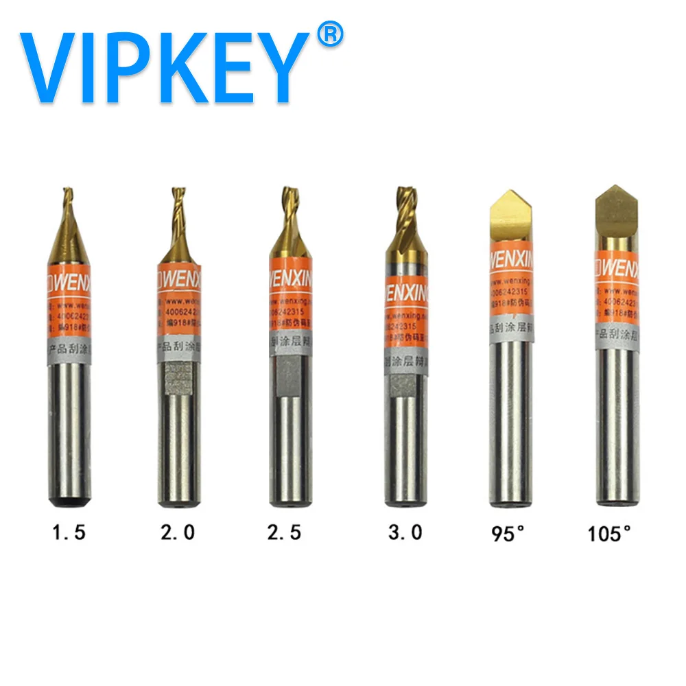 Ключ торцевой фреза твист сверло для wenxing ключ резки 1,0 мм 1,5 мм 2,5 мм 3,0 мм ключ резак