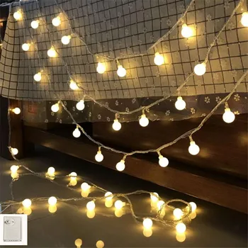 

Memory Fairy String Light Ball 10M 50Led Garland Christmas Tree Pendant Light Chain Bulb Warm White Room Wall Lighting Decor
