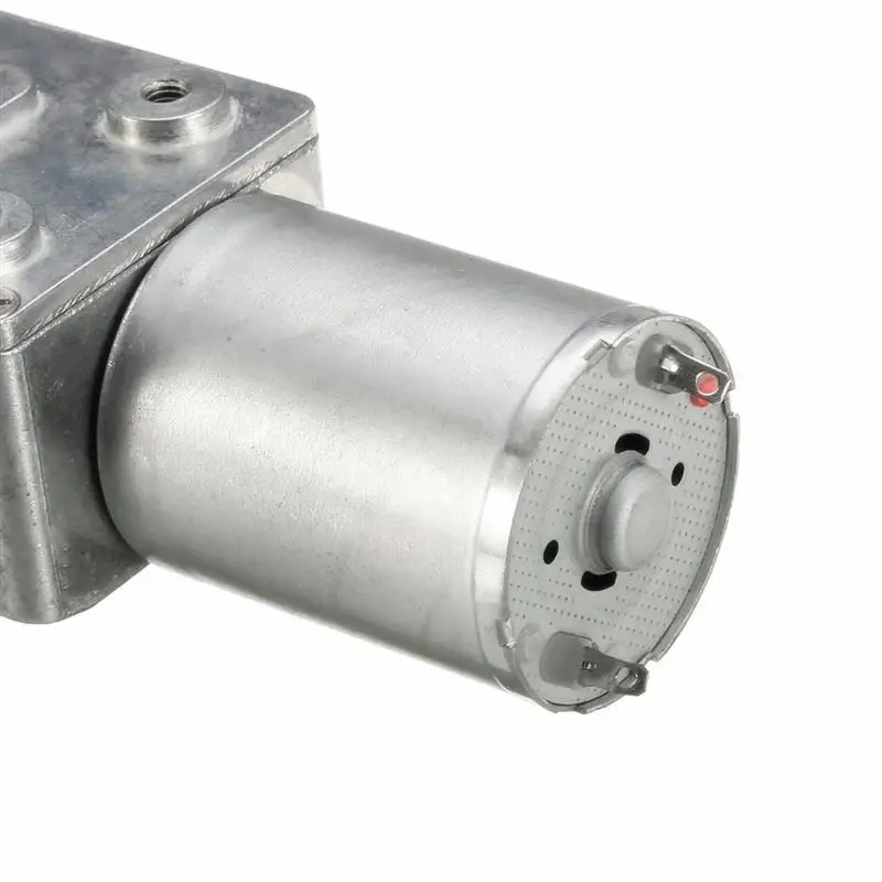 DC 12V 6mm вал 5RPM Высокий крутящий момент турбины червячный редуктор коробки передач