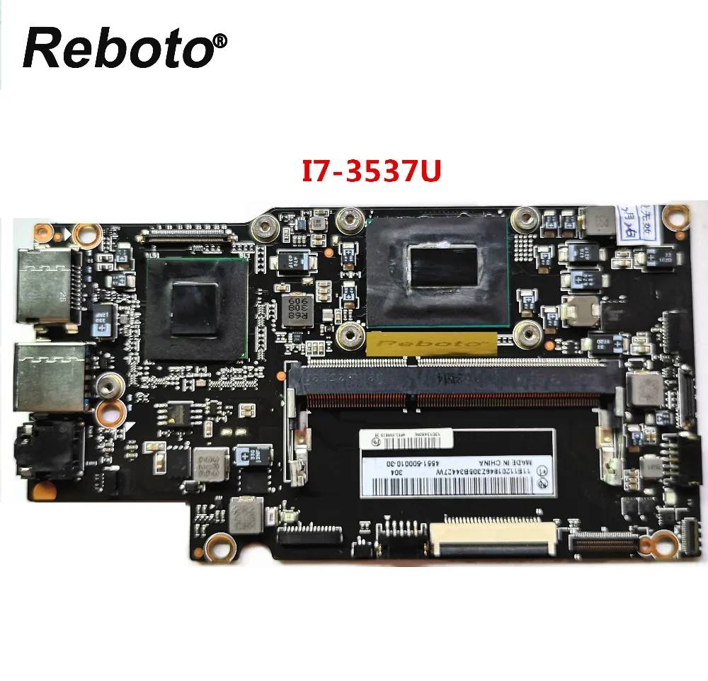

Reboto Original For Lenovo Yoga 13 Laptop Motherboard With i7-3537u 2GHz CPU Intel QS77 FRU 90002034 100% Tested Fast Ship