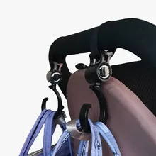 2 шт вешалка для детской одежды Детские сумки крючки для прогулочных колясок коляска вращаться на 360 градусов крюк для корзины аксессуары