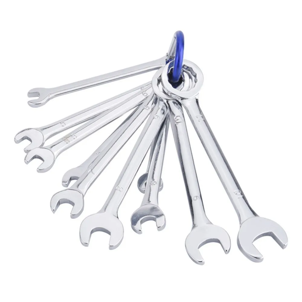 Juego Profesional Mini Combinaci/ón Llave Inglesa Juego 4-11mm M/étrico Peque/ño Ddbrand 10Pcs