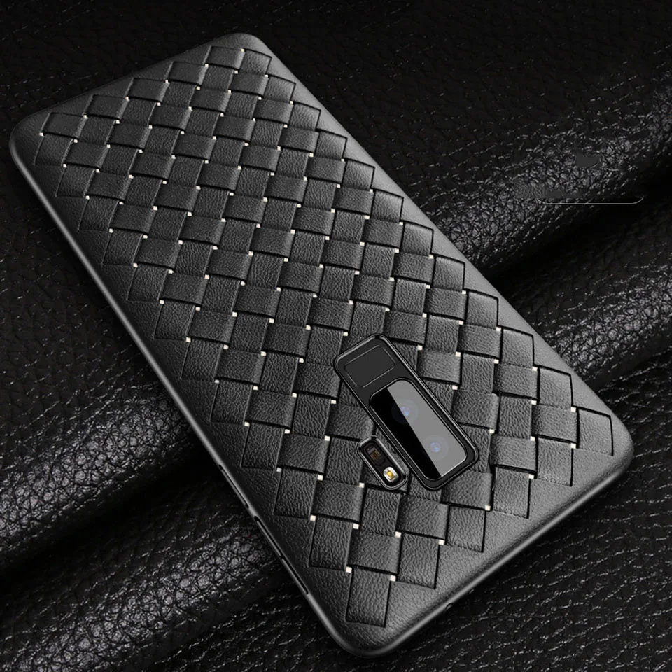 3D Weave Pattern TPU Case For Samsung Galaxy S9 Plus S10 Lite S8 Note 9 8 A5 A7 2017 A8 J4 J6 J7 J8 2018 Cover Soft Phone Cases |