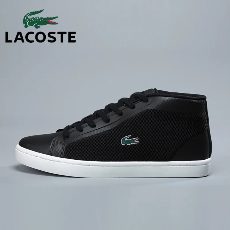 Lacoste Men Skateboarding Shoes Classic Retro Men's Sport Shoes High Breathable Mesh Trainer Sneaker Flat Male Walking Shoes