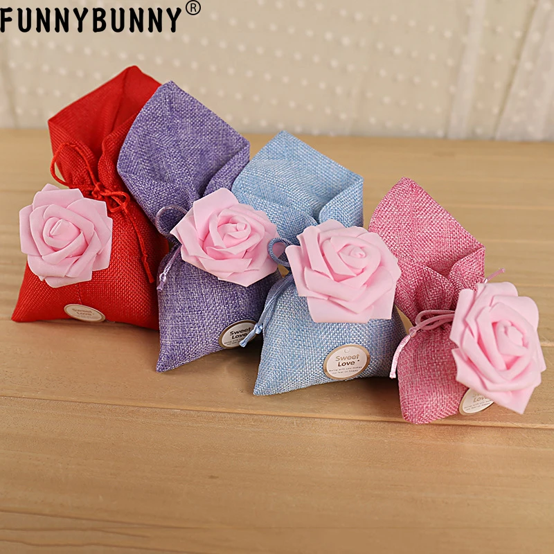 

FUNNYBUNNY Wedding Favors Events Party Supplies Gift Candy Box Bag Bride Baby Shower