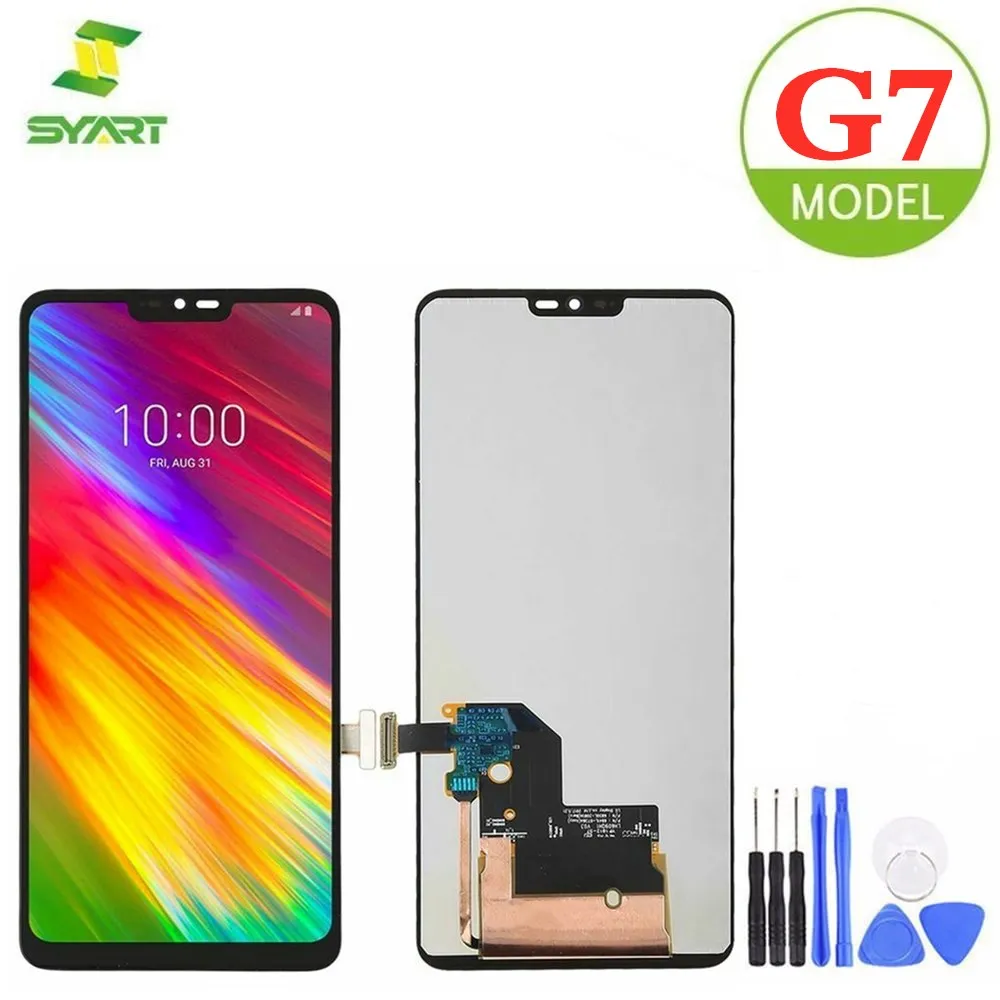 

For LG G7 LCD G710 G710EM G710PM G710VMP Display Touch Screen Digitizer Assembly Replacement For LG G7 ThinQ 6.1" LCDs Screen