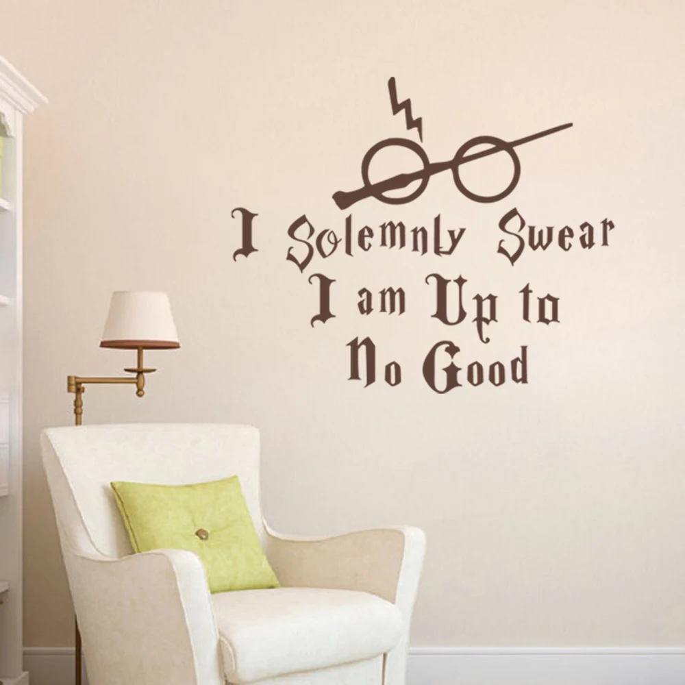 Harry Potter I Solemnly Swear I am up to no Good Vinyl Lettering ...