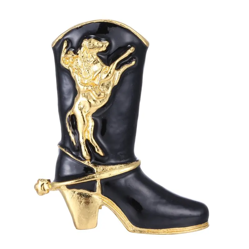

Rinhoo gift jewelry Horse boots Brooch pins crystal rhinestone Brooches