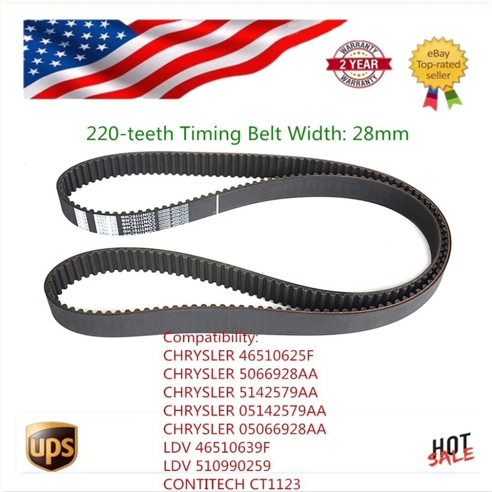 Timing Cam Belt for LDV Maxus LTI TX Jeep Grand Cherokee Chrysler