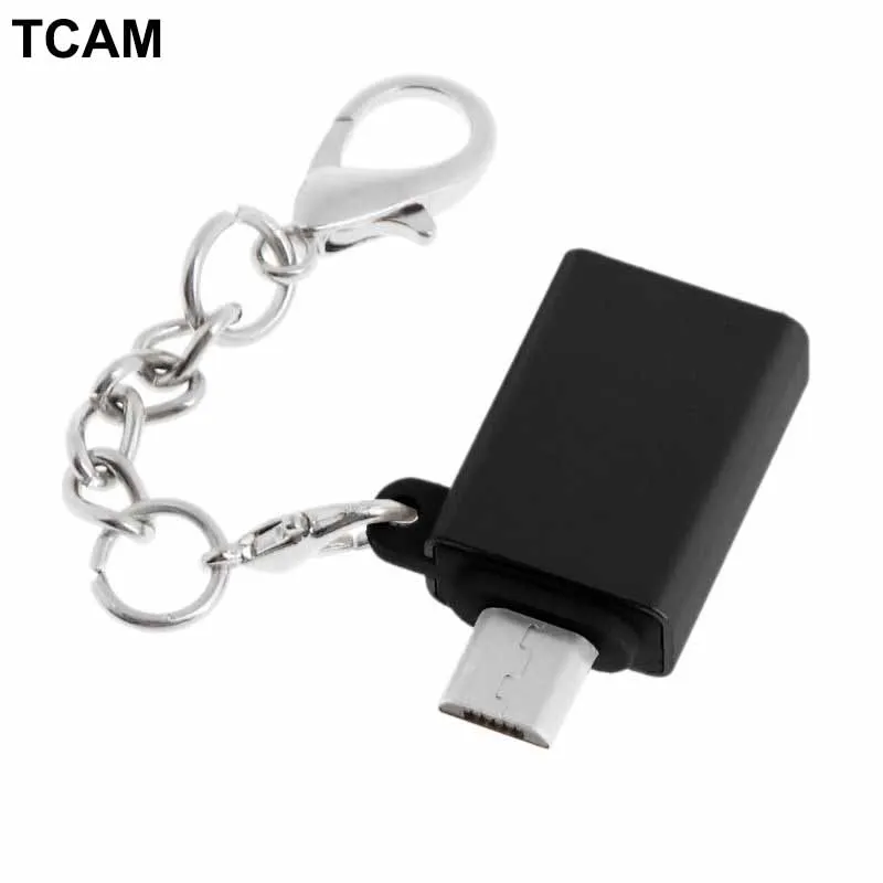 

Micro USB to USB 3.0 Female OTG On The Go Adapter With Chain for Samsung S7 S6 Edge S4 S3 Xiaomi Huawei Android Phones Table