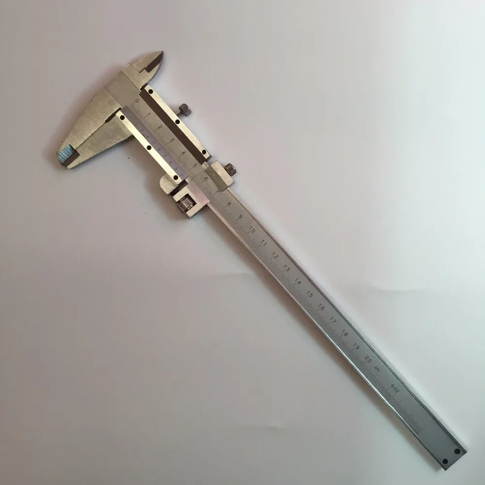 Vernier caliper, 0 200MM caliper, fine tuning band, small ruler frame