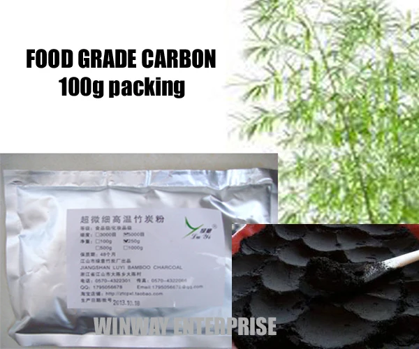 100G Activated Bamboo Charcoal Powder Food Grade Teeth Whitening Powder