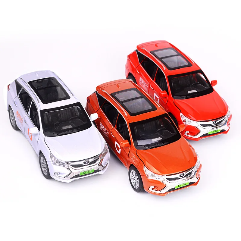 

High simulation 1:32 BYD Song new energy alloy model car sound and light pull back car toy high imitation flash toy car gift