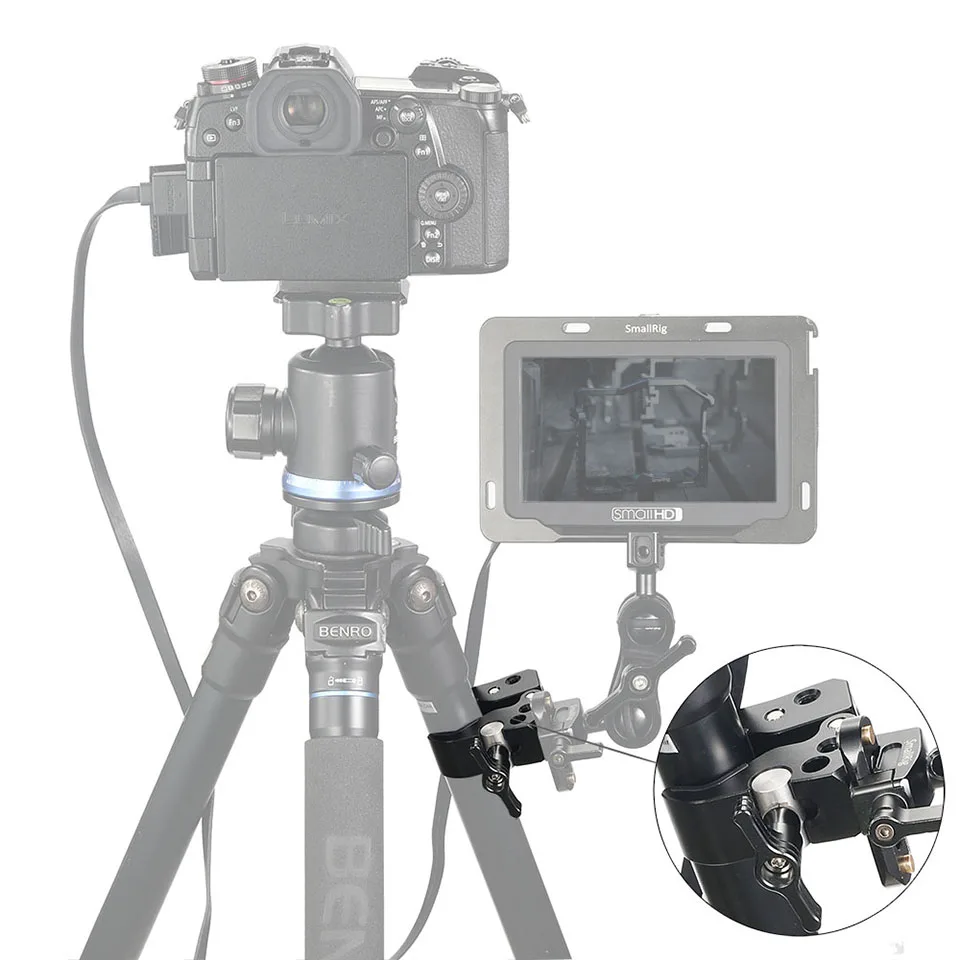 SmallRig Multifuntional Super Clamp DSLR камера установка для монитора волшебное крепление для микрофона крепление 2220