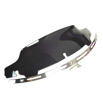 

4.5" Windscreen + Windshield Trim case for Harley Touring Electra Street Tri Glide 2014-2017 15 16
