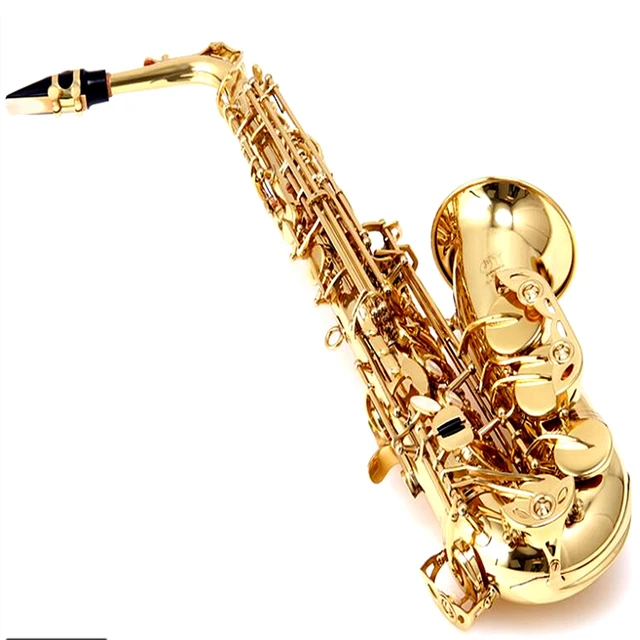 Sino US Brand Eb Falling Tune E Alto Sax Brass Wind Instrument