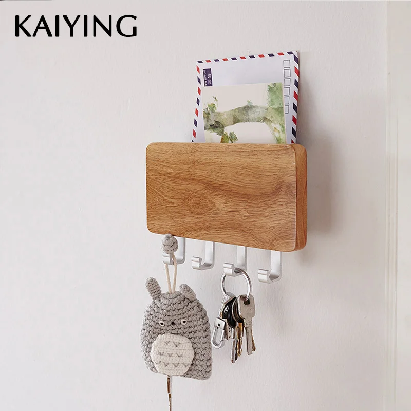 Inicio Gancho de Llave Montado en La Pared Percha Autoadhesiva Perchero decorativo Ganchos de Pared decorativos Ba/ño Cocina Organizador