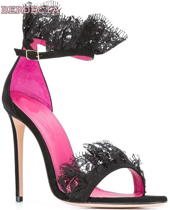 nice black high heels