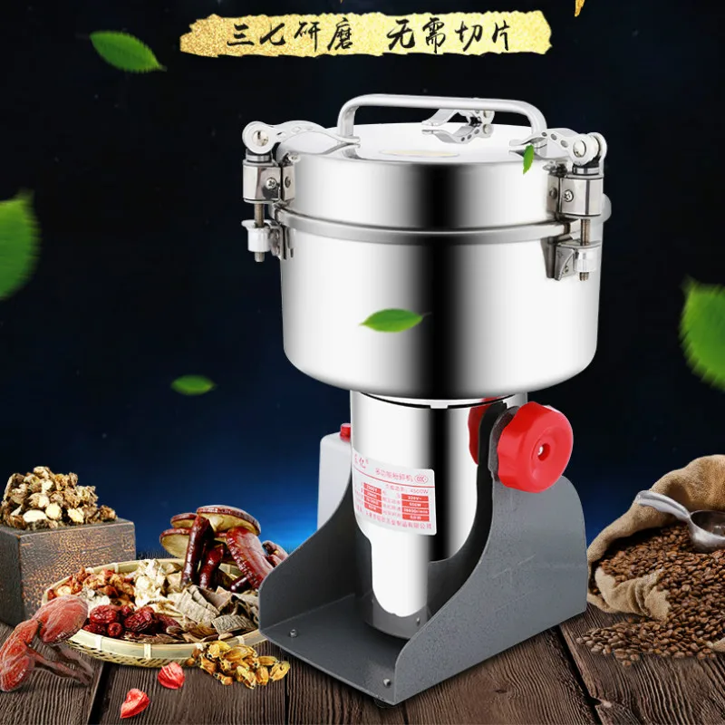 Electric Stainless Steel Dry Grinders for 2000G 3600W Home Mini
