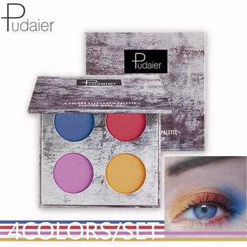 

Pudaier 4color/set Eyeshadow Pallete Splash Ink Series Eye Shadow Makeup Portable Full Professional Makeup Pallete Cosmetics