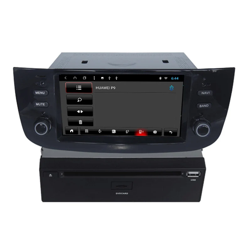 Discount YAZH Android Car DVD Player Navigation Device For Fiat Linea 2016/Punto 2012 2013 2014 2015 Radio GPS Stereo 32GB car head unit 1