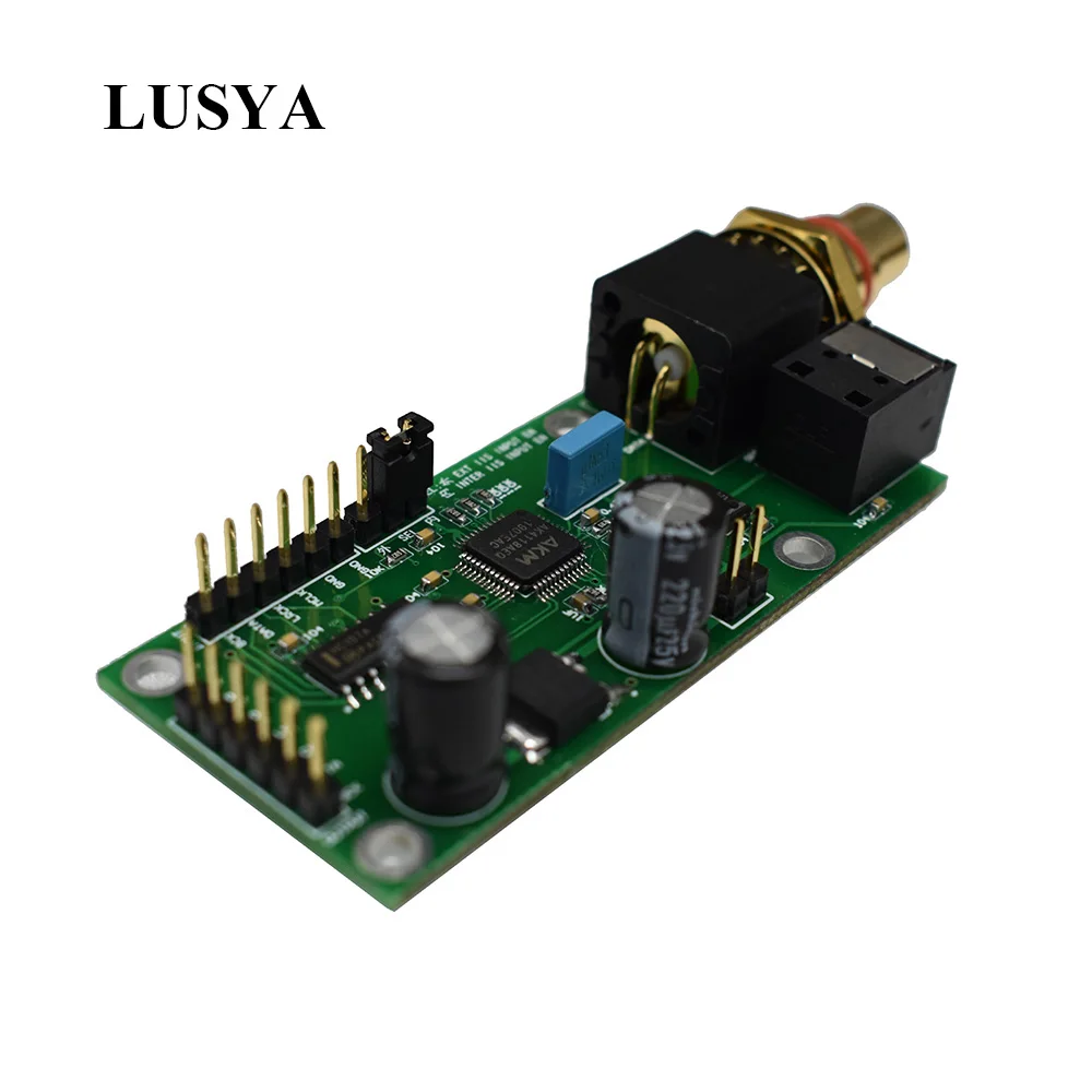 Разъем для коаксиального волокна Lusya AK4118 к IIS 24 бит 192 кГц постоянный ток 5 В