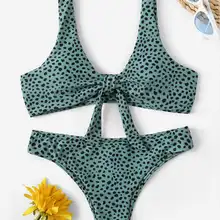 Леопардовый принт с бантиком, однотонный Комплект бюстгальтеров, Европейский сексуальный, белый, винный, красный, синий, зеленый