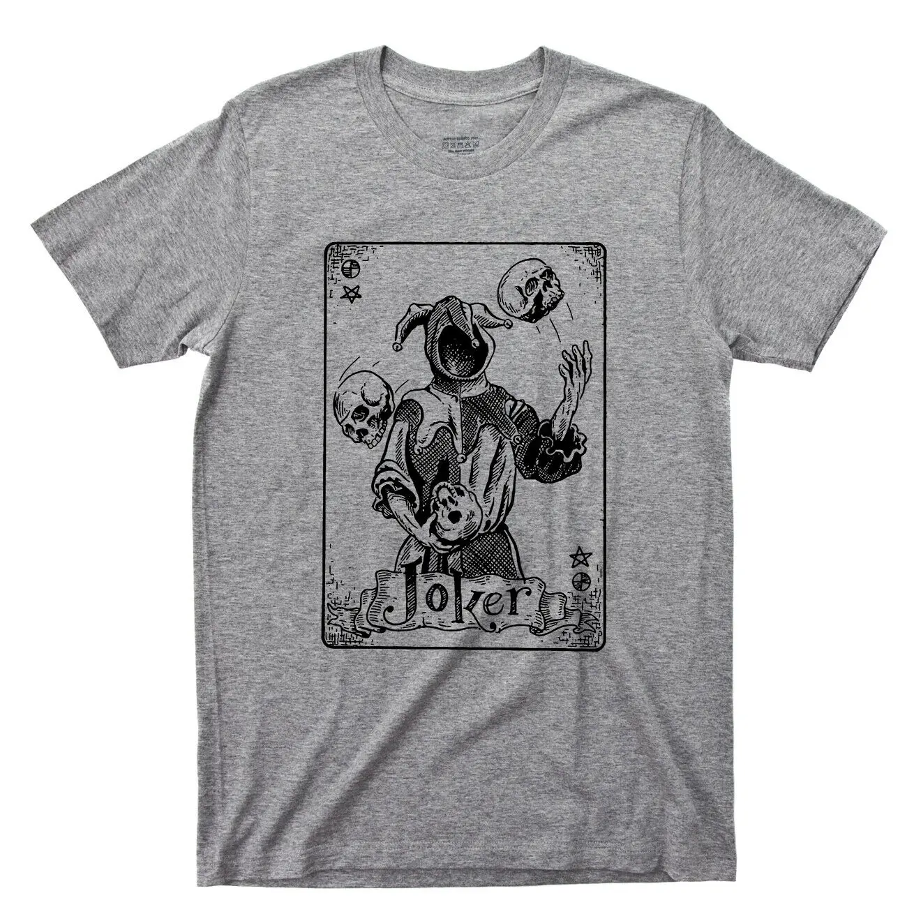 

Joker T Shirt Swap Playing Card Jester Ace Spade King Queen Hearts Tattoo Tee