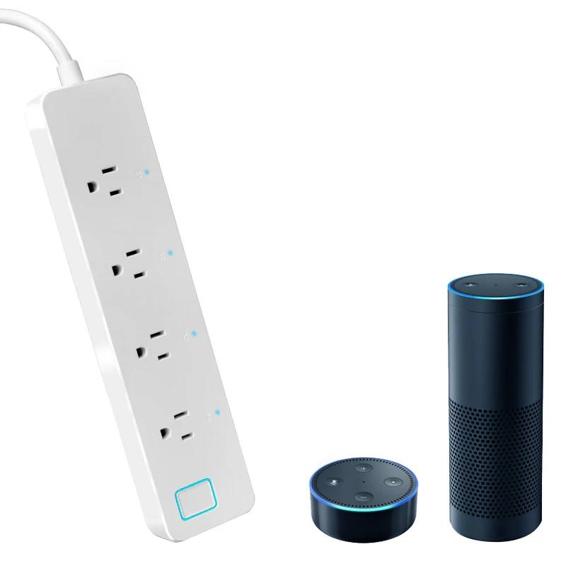 Smart home 4 Strips Sockets Switch Wireless Remote Control Timer with Amazon Alexa Wifi Smart