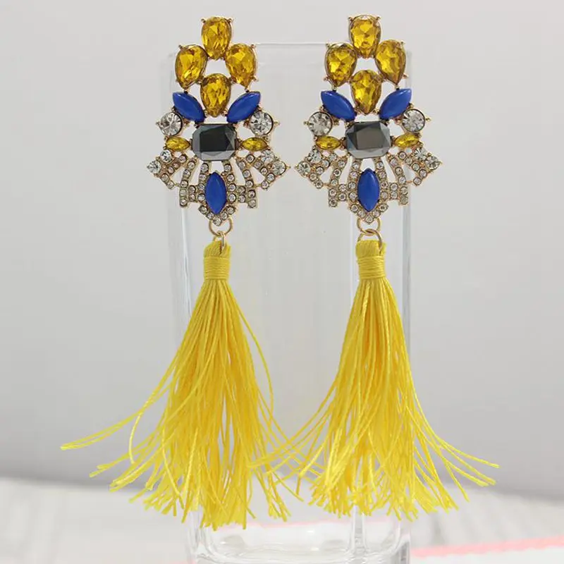 

EManco delle donne lunghi orecchini hanging gocce nappe orecchino per le donne etnico dichiarazione ciondola l' orecchino con pi