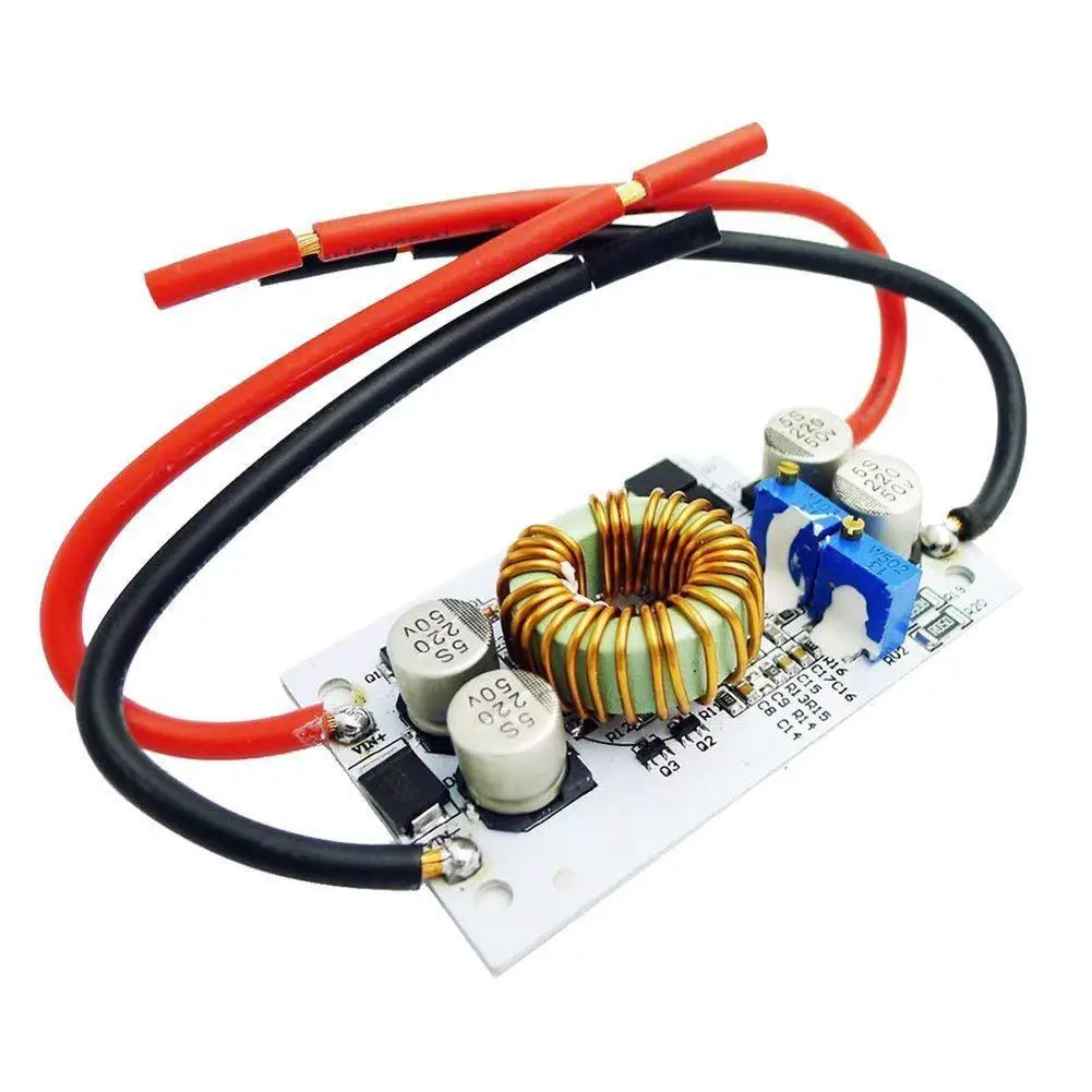 

EastVita 250W 10A Step-up Boost Converter with Current Limiter for Arduino DIY Power LEDs r20