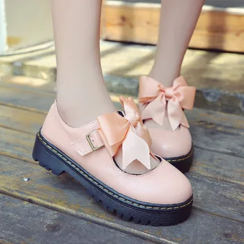 

Classic small leather shoes thick bottom Japanese Mary Jane flat single shoes round head student doll shoes womens casual shoes