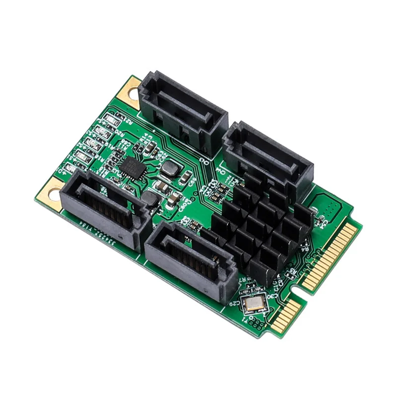 IOCREST-4-Port-SATA-III-6G-Mini-PCI-Express-Marvel-88SE9215-Controller-Card