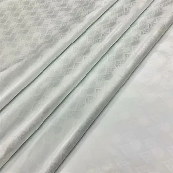 

5Yrads 2019 Latest Design Jacquard 100%Cotton Lace Fabric African Bazin Riche Getzner Fabric For African Men/Women Clothes