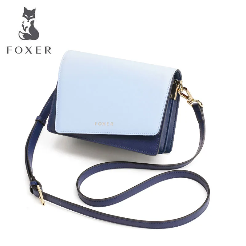 FOXER 2019 Новая женская кожаная сумка Модные Качественные роскошные сумки из