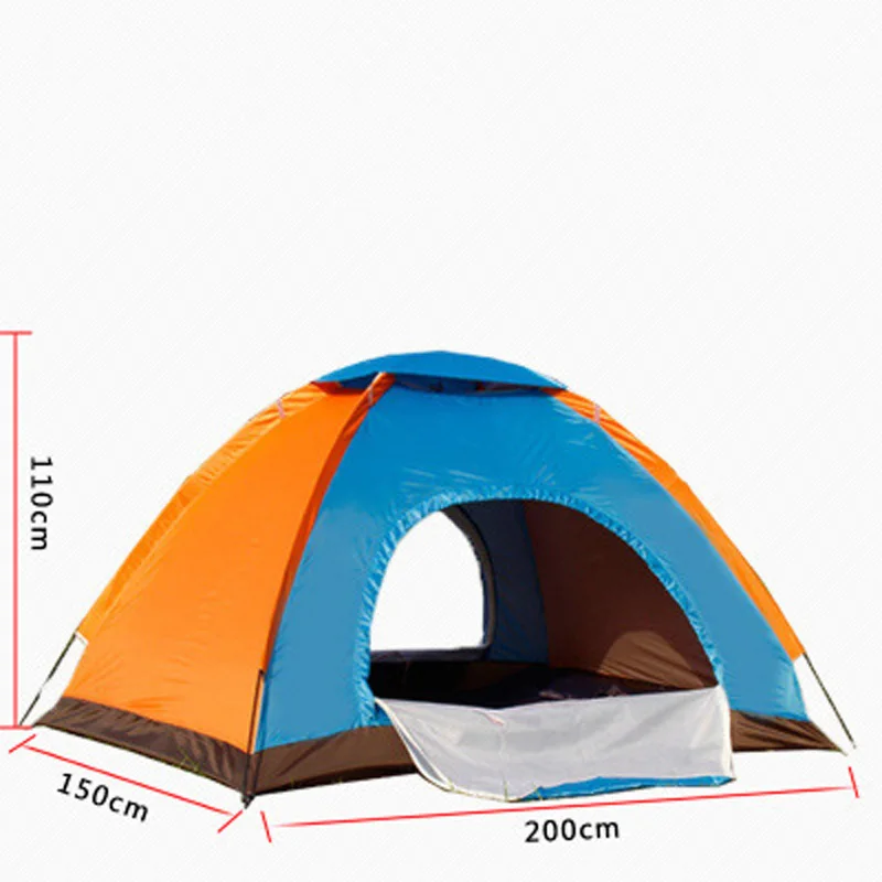 

Outdoor umbrella Automatic Camping Tent Ship From Beach Tent 3 Persons Tent Instant Pop Up Open Anti UV Awning Tents Sunshelter