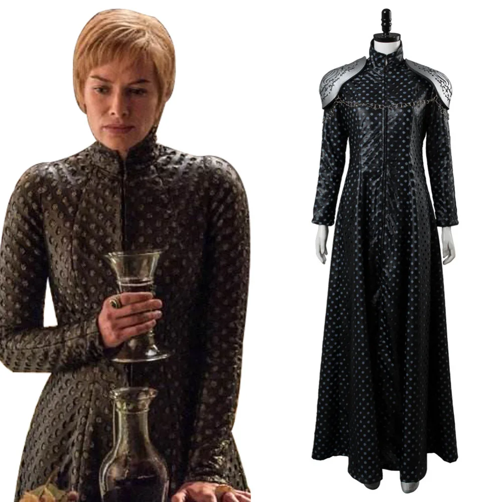 Костюм для косплея из игры престолы сезон 7 костюм Cersei Lannister на Хэллоуин взрослых