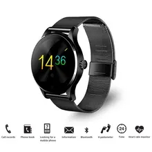 K88H Смарт часы фитнес трек наручные часы Bluetooth монитор сердечного ритма шагомер умные часы Handsfree для IOS Android