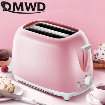 

DMWD Automatic Electric Toaster 2 Slices Slot Toast Baking Oven Grill Heater Mini Sandwich Breakfast Machine Bread Maker EU Plug