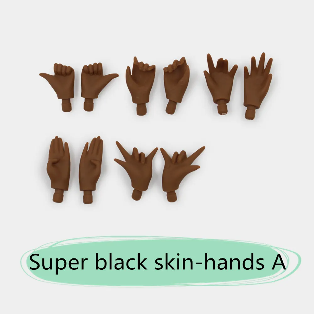 Neo Blythe Gestos com as mãos da boneca Mãos extras removíveis 9