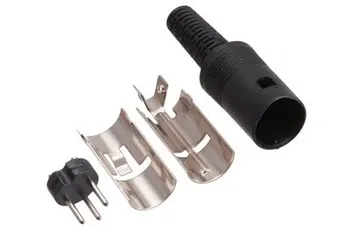 

50 pcs 3 Pin DIN Plug Male adapter with Plastic Handle