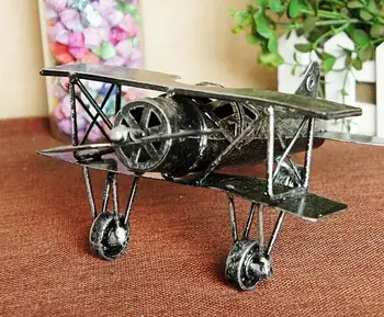 

Birthday gifts metal handicrafts composite bronze iron aircraft model