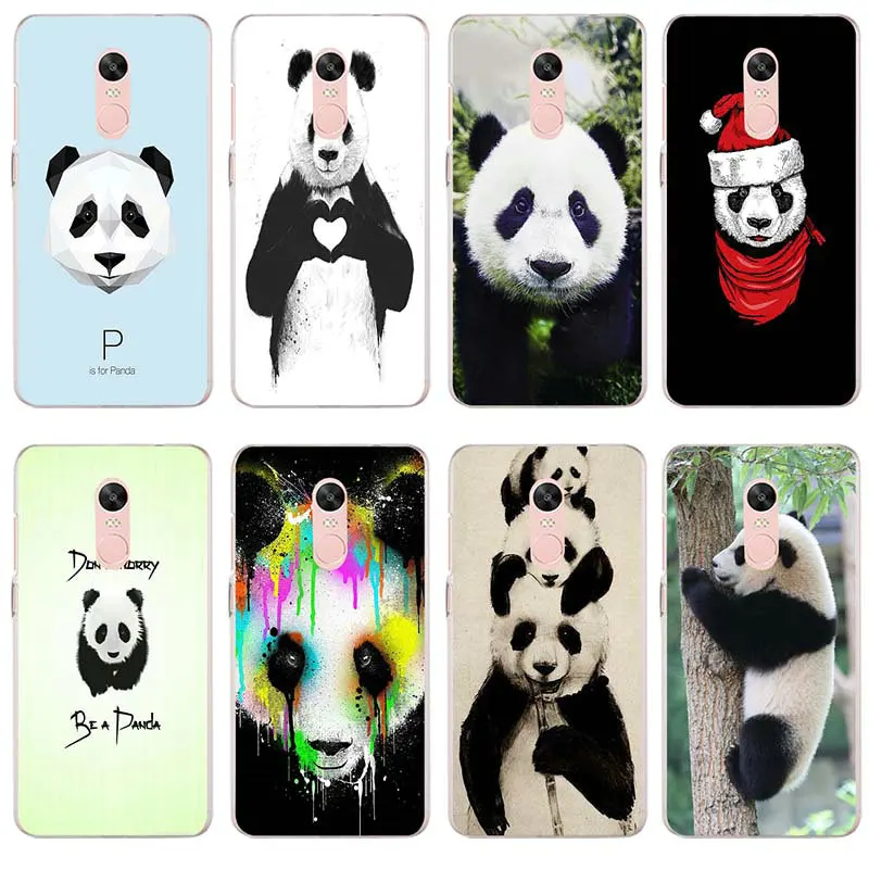 Bears Baby Pandas Foliage Soft Silicone TPU Phone Case for Xiaomi Redmi Mi Note 2 3S 4X 4A 6 5 5S 5A 8 A1 Pro Plus Max Bags | Мобильные